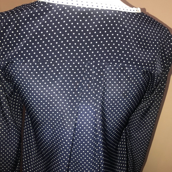 (Zara Basic) Polka dot blouse - Picture 3 of 4